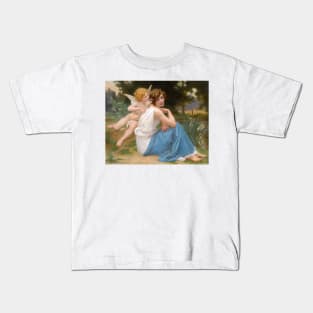 Cupid and Psyche by Guillaume Seignac Kids T-Shirt